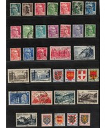 FRANCE lot of 59 stamps Used (1945-1955) Postage - £4.74 GBP