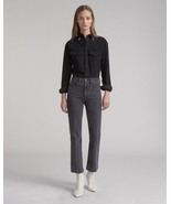 Rag &amp; Bone Dylan Denim Crop Flare Jeans in Grey Kuro $250, Sz 23, Nwt! - $64.34