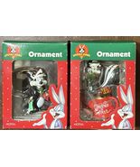 2x Looney Tunes Pepe Le Pew Christmas Ornament By Matrix - New In Box - $22.18 CAD