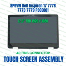 Dell P/N 8P9VW 08P9VW FHD 1920x1080 LED Screen Touch glass Assembly - £134.60 GBP