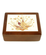 Dresser Trinket Stash Box Hand Made Dried Flower Theme BK Designs - £14.39 GBP