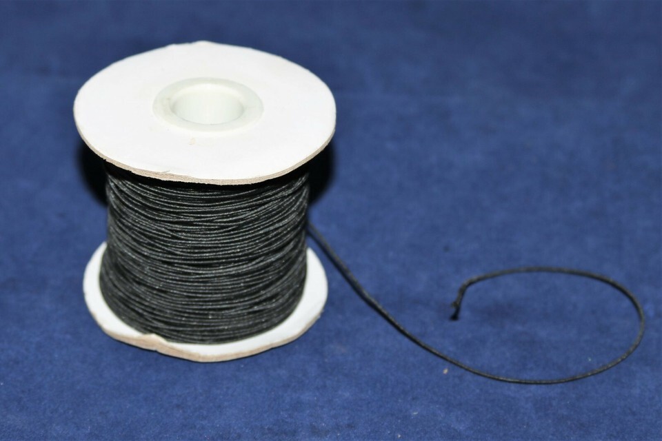 1 Roll 1mm Nylon Outside and Rubber Inside Round Elastic Cord 109m/roll Item image 3