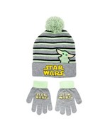 DISNEY ~ 2 Pc. Beanie Hat &amp; Glove Set ~ STAR WARS ~ Yoda ~ One Size ~ Mu... - $28.06 CAD