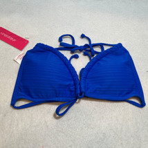 Juniors&#39; Textured Triangle Bikini Top - Xhilaration™ Blue - Size S - £2.85 GBP