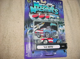 Muscle Machines Usa Tribute '62 Vette 03-46 Blown Mip Free Usa Shipping - £8.85 GBP