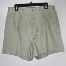Polo Ralph Lauren 34 Pleated Khaki Chino 5&quot; Shorts 100% Cotton Men&#39;s Cla... - €22,08 EUR