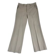 VTG 1970s Sears Sportswear Beige Flare Pants Perma-Prest Mod Disco Slack... - $59.35