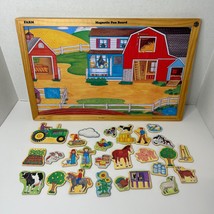 Magnetic Fun Board Farm Scene Magnetic Animals Parts Educational Play - $23.67