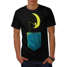 Moon Star Fishing Fashion Shirt  Men T-shirt - $12.99