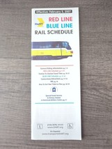 Dart Red Line &amp; Blue Line Rail Schedule Timetable February 5th 2007 - £11.76 GBP