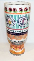 Lovely Htf Large Anthropologie CERAMIC/POTTERY Beautifully Designed 12&quot; Vase - £92.49 GBP