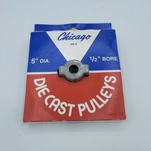 CHICAGO DIE CASTING Single V Grooved Pulley A 5 in. x 1/2 in. Bore 500A5 - $17.99