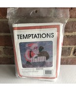 New Temptations Christmas Delivery 9419 Needlepoint Santa Chimney Vintag... - $47.50 CAD