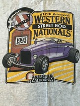Vtg Western Street Nationals 1993 Bakersfield NSRA XXL Hot Rod Tee Shirt... - £19.03 GBP