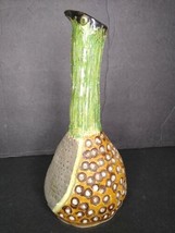 Studio Art Pottery Glazed Decorative Ostrich Vase  - $11.45