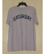 NWT WOMENS MIGHTY FINE LILAC PURPLE &quot;SATURDAY&quot; NOVELTY T-shirt   SIZE XXL - €20,26 EUR