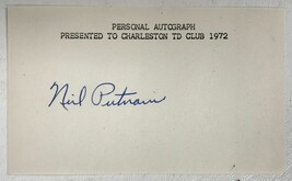 Neil Putmann Signed Autographed 3x5 Index Card - Football - $15.00
