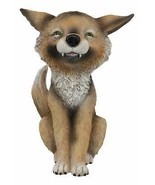 Sinister Pets Grinning Brown Coyote TeeHee Figurine As Collectible Decor... - £12.57 GBP