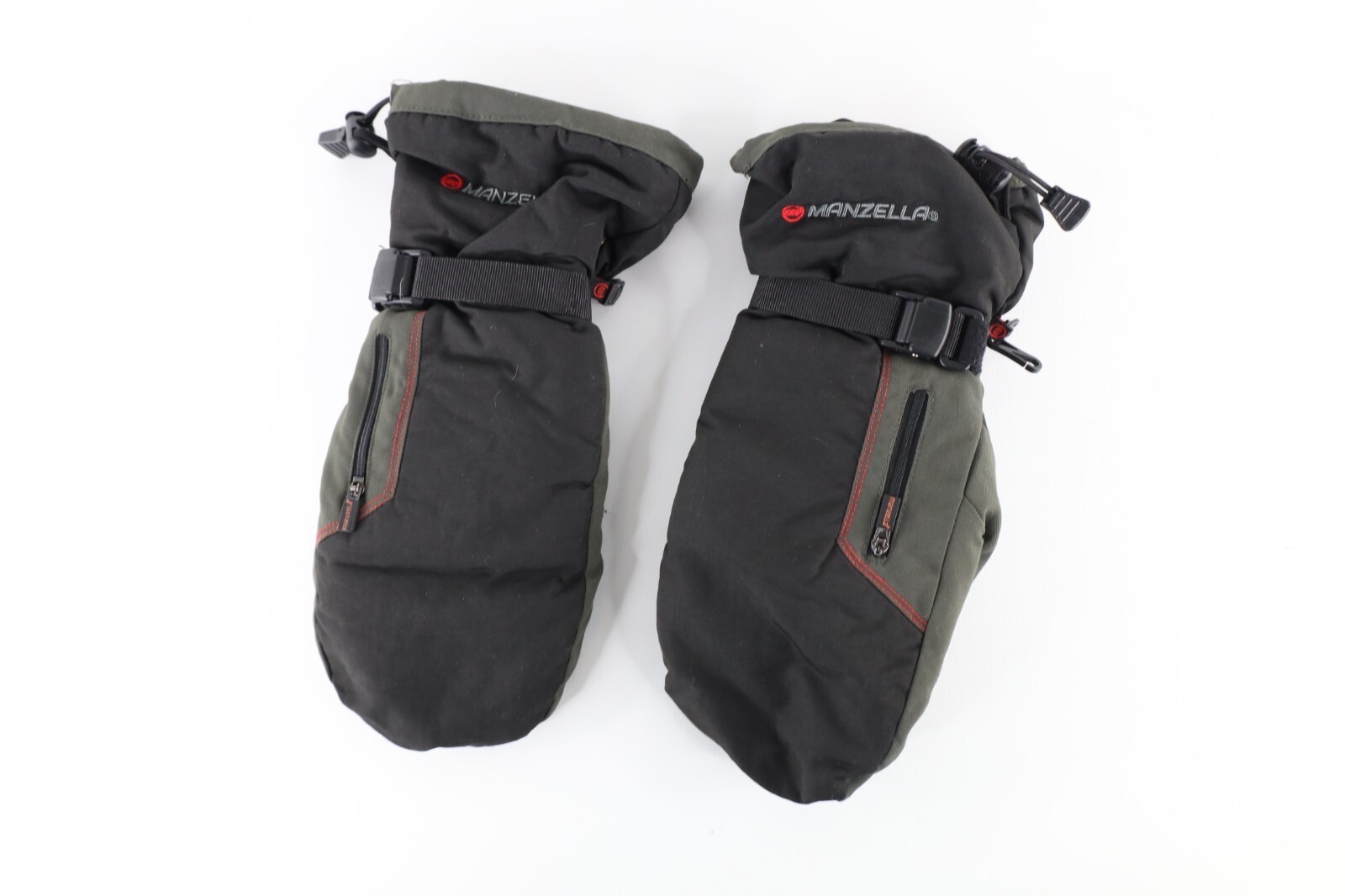 Manzella Unisex Size Large Yukon Winter Mittens Gloves Black Snowboarding Skiing Item image 3