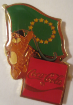 Coca-Cola XXIV Olympiad Seoul Korea Olympic Flag Pin Cook Islands - £3.62 GBP