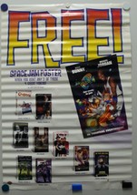 Free Space Jam Poster With Rental Of Two Out Of Nine Movies 1996-Poster - £15.49 GBP