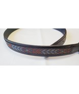 Unbranded Boy&#39;s Western Ribbon Belt MEDIUM Black W Multi Color Silver Ac... - $220.31 MXN