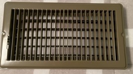 VOISEN Floor Register 6x12,Brown Steel Brown 1-vent - $298.23 MXN