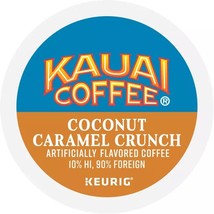 KAUAI COFFEE COCONUT CARAMEL CRUNCH KCUPS 10CT - $16.49
