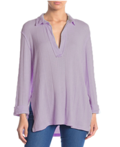 Free People We The Free Womens Blouse Annie Dark Lavender Size Xs OB906695 - £33.85 GBP