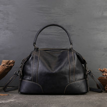 Genuine Leather Bag Summer Women&#39;s Niche High-End Handbag Cowhide Should... - $106.69