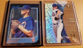 Kerry Wood 1997 Bowman RC #197 EX-2001 #101 RC Card lot Chicago Cubs Rookie MLB - £7.86 GBP