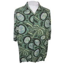 Reyn Spooner vtg Men Hawaiian camp shirt p2p 27 XL aloha luau tropical rayon  - £34.99 GBP