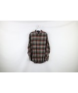 Vintage Pendleton Mens Medium Faded Collared Flannel Button Shirt Plaid ... - $39.55