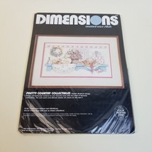 Dimensions Pretty Country Collectibles Counted Cross Stitch Kit 3664 Avery 1988 - £19.45 GBP