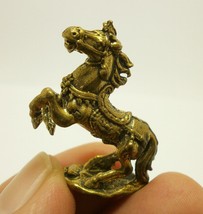 magic war horse brass mini amulet tiny talisman lucky charm good luck life prote - £23.27 GBP