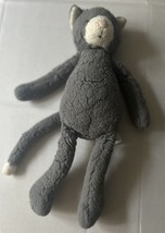 Jellycat Pitterpat Plush Grey Kitty Cat Stuffed Animal Toy Rare Htf - $75.99