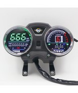 MotoQueen 2023 LED Digital Motorcycle Speedometer RPM Dashboard 1-6Gear ... - $2,399.04 MXN