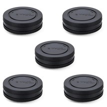 5 Pack Body Cap and Rear Lens Cap Cover Kit for Sony Alpha and NEX Serie... - $18.99