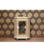 Opulent Vintage Bar Cart with Ornate Gold Detailing - $2,236.20 CAD
