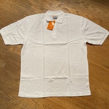 Empire Bigland Men&#39;s White Polo Shirt Size XL NWT - £12.18 GBP