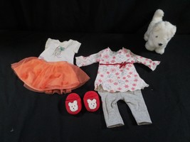 American Girl Doll Truly Me Coconut Cutie Outfit + White Dog +  Coconut Pajamas - £28.84 GBP