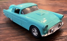 1988 Tootsie Toy Hard ‘56 FORD T-BIRD Teal Blue/Green Die Cast Metal Thu... - $145.31 MXN