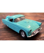 1988 Tootsie Toy Hard ‘56 FORD T-BIRD Teal Blue/Green Die Cast Metal Thu... - $10.54 CAD