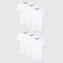 6-HANES™ ~ Men&#39;s ~ Short Sleeve ~ Crew Neck T-Shirt ~ Size SMALL (34-36)... - £22.42 GBP