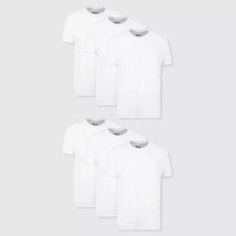 6-HANES™ ~ Men&#39;s ~ Short Sleeve ~ Crew Neck T-Shirt ~ Size SMALL (34-36)... - £22.47 GBP