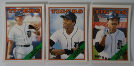 1988 Topps Traded Detroit Tigers Team Set of 3 Baseball Cards - £1.55 GBP
