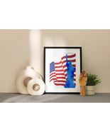 Statue of Liberty -USA Flag and Statue -4th of July -Patriot Flag-Usa Fl... - £0.19 GBP