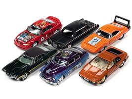 Pop Culture 2022 Set of 6 Cars Release 1 1/64 Diecast Cars Johnny Lightning - $79.03