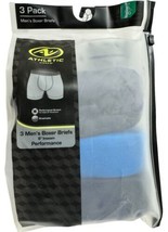 Men&#39;s Boxer Briefs Size XL/XG 3 Pack Performance Stretch Breathable 6” I... - £7.62 GBP