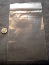 100 Zip Seal bags 4&quot; X 6&quot; Clear 2 mil zip style bags resealable jewelry ... - £3.91 GBP